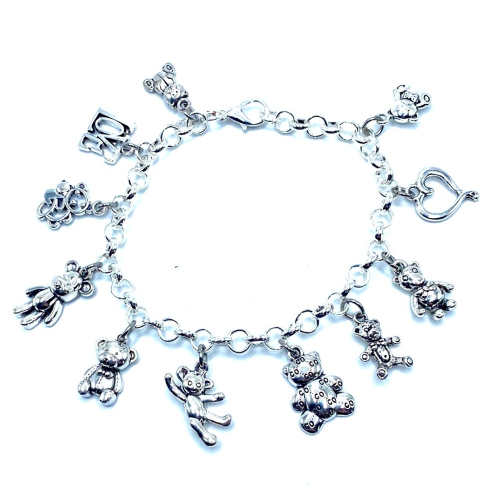 Teddy Bear Charm Bracelet
